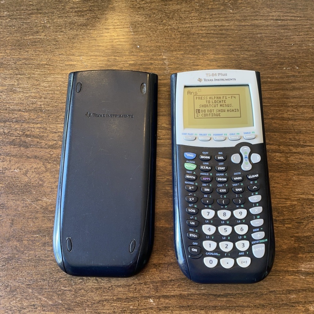 Texas Instruments TI-84 Plus Graphing Calculator with Slip Cover Tested